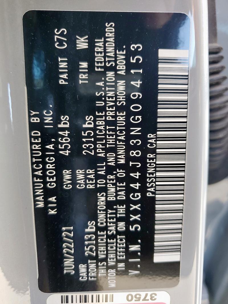 2022 KIA K5 GT - 5XXG44J83NG094153
