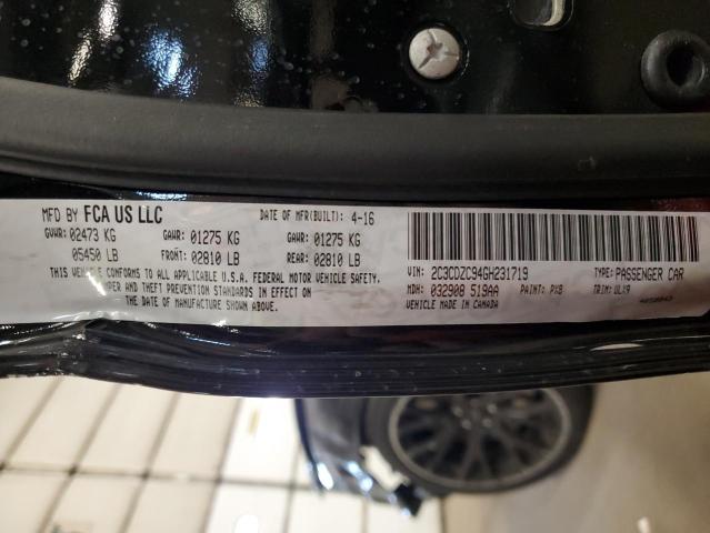 2016 DODGE CHALLENGER - 2C3CDZC94GH231719