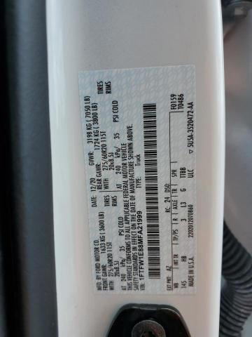 2021 FORD F150 SUPER - 1FTFW1E88MFA21999