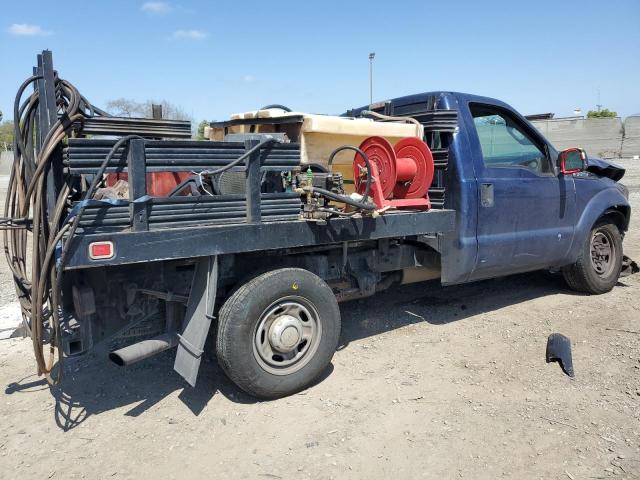 FORD F250 SUPER 2012 blue pickup gas 1FDBF2A62CEC50932 photo #4