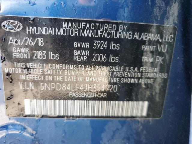 2018 HYUNDAI ELANTRA SE - 5NPD84LF4JH354920