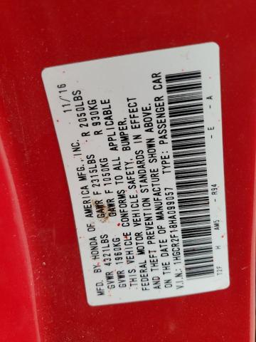 2017 HONDA ACCORD SPO - 1HGCR2F18HA099057