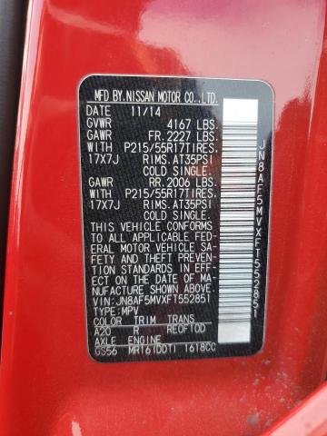 2015 NISSAN JUKE S - JN8AF5MVXFT552851