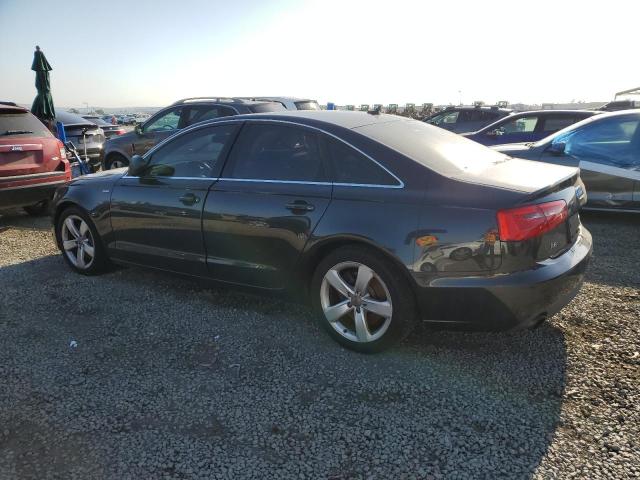 AUDI A6 PREMIUM 2012 black  gas WAUGGAFC9CN056654 photo #3