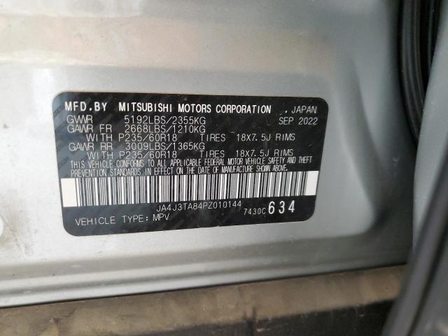 2023 MITSUBISHI OUTLANDER - JA4J3TA84PZ010144
