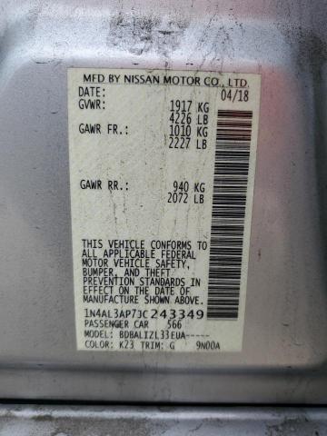 2018 NISSAN ALTIMA 2.5 - 1N4AL3AP7JC243349