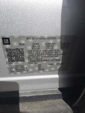 2018 CHEVROLET TRAVERSE L - 1GNERFKW8JJ267308