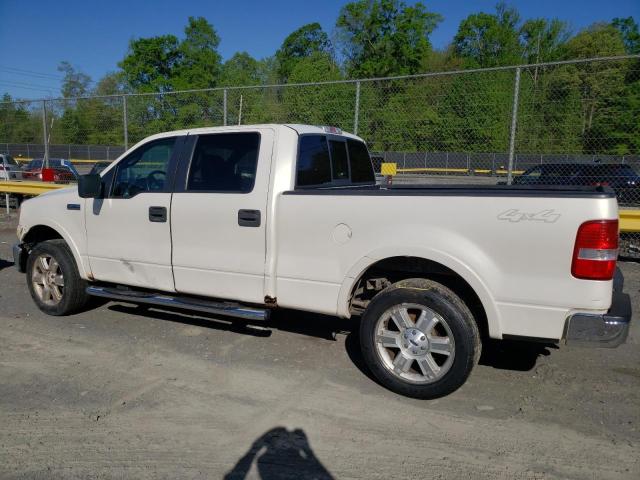 FORD F150 SUPER 2008 white crew pic flexible fuel 1FTPW14V88FC29804 photo #3