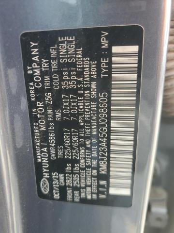 2016 HYUNDAI TUCSON SE - KM8J23A45GU098605