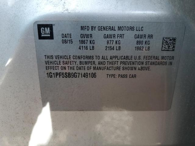 2016 CHEVROLET CRUZE LIMI - 1G1PF5SB9G7149106