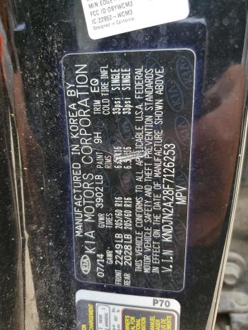 2015 KIA SOUL - KNDJN2A28F7126253