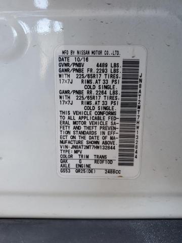 JN8AT2MT7HW132844 2017 NISSAN ROGUE
