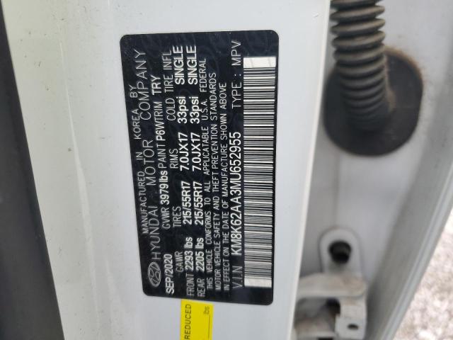 2021 HYUNDAI KONA SEL P - KM8K62AA3MU652955