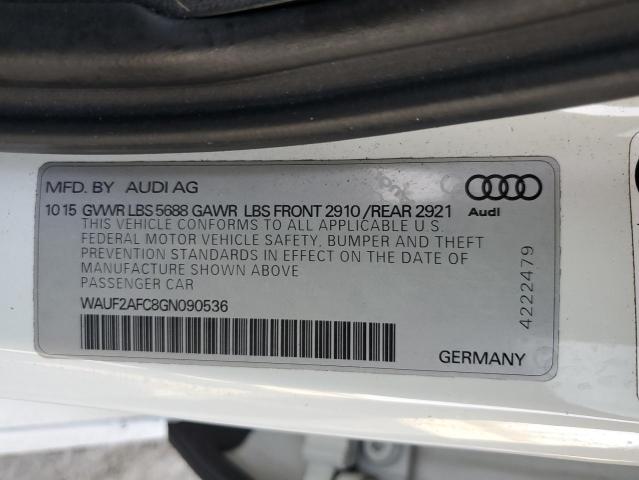 2016 AUDI S6 PREMIUM WAUF2AFC8GN090536