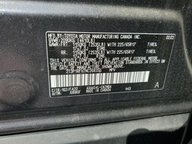 2022 TOYOTA RAV4 XLE - 2T3P1RFV7NC268356