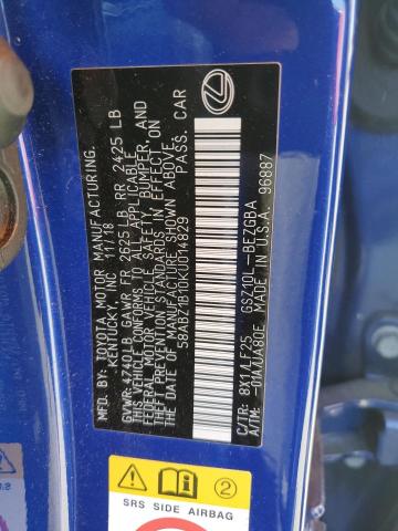 2019 LEXUS ES 350 - 58ABZ1B10KU014829
