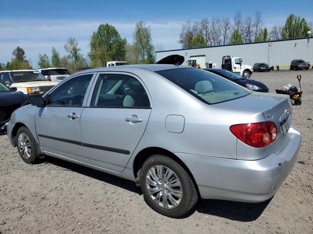 TOYOTA COROLLA CE 2008 silver  gas 1NXBR32E48Z025539 photo #3