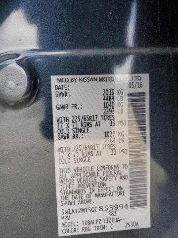 2016 NISSAN ROGUE S - 5N1AT2MT5GC853994