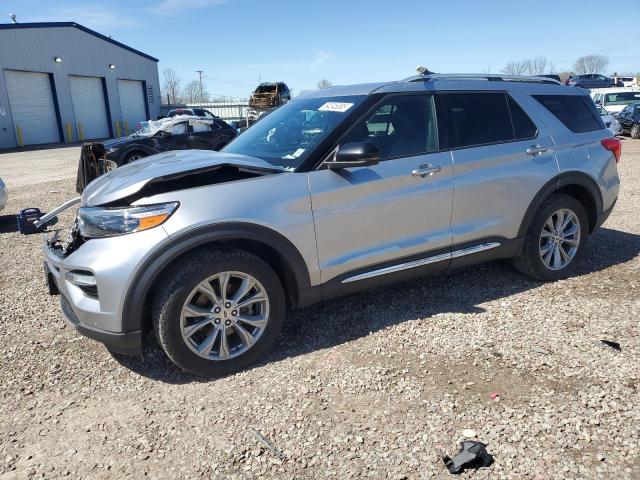 FORD EXPLORER L 2020 silver  gas 1FMSK8FH9LGB86403 photo #1
