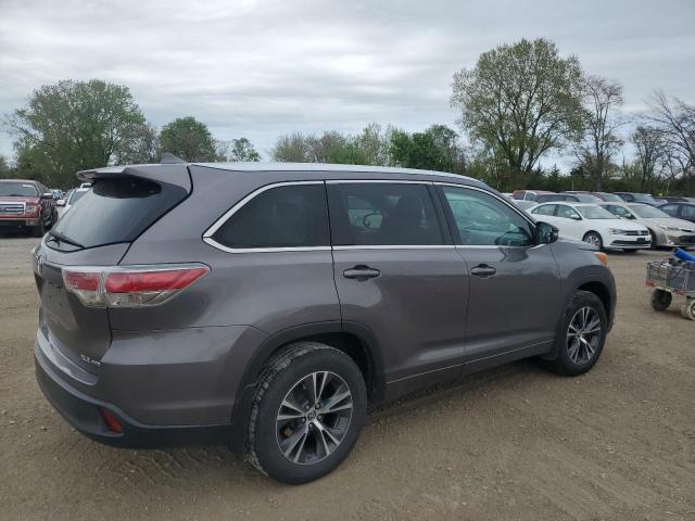 Vin: 5tdjkrfh8gs273968, lot: 55178725, toyota highlander xle 20163