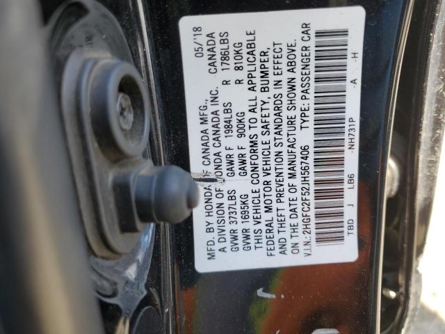 2018 HONDA CIVIC LX - 2HGFC2F52JH567406