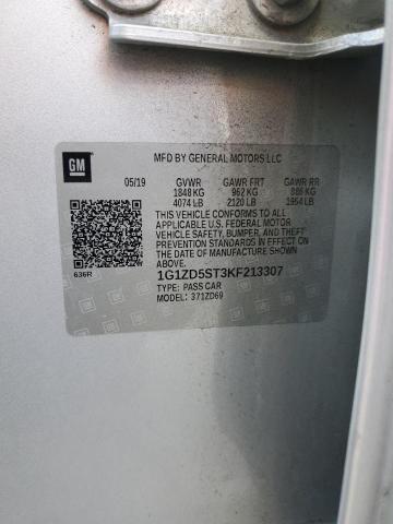 2019 CHEVROLET MALIBU LT - 1G1ZD5ST3KF213307