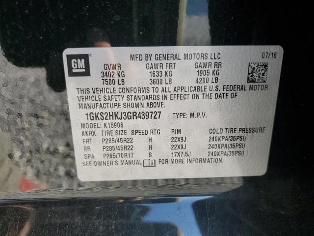 2016 GMC YUKON XL D - 1GKS2HKJ3GR439727