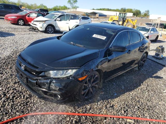HONDA CIVIC SPOR 2019 black  gas 19XFC2F88KE015317 photo #1
