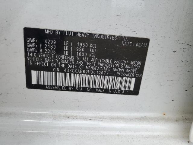 2017 SUBARU IMPREZA PR - 4S3GKAB62H3612677