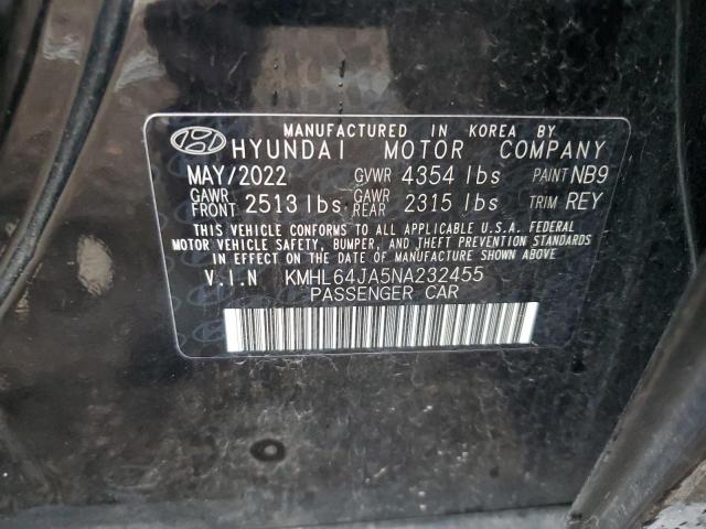 2022 HYUNDAI SONATA SEL - KMHL64JA5NA232455
