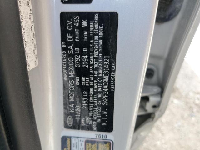 2021 KIA FORTE FE - 3KPF24AD9ME314921