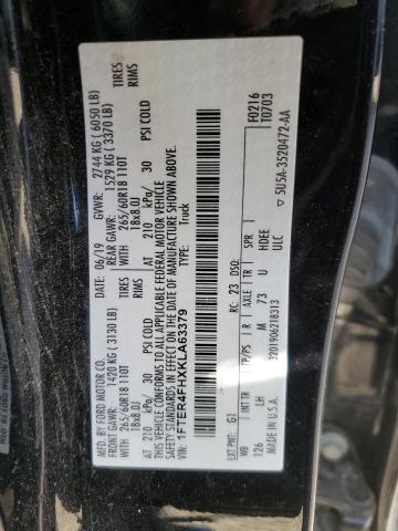 2019 FORD RANGER XL - 1FTER4FHXKLA63379
