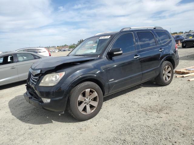 KIA BORREGO LX 2009 black  gas KNDJH742195032330 photo #1