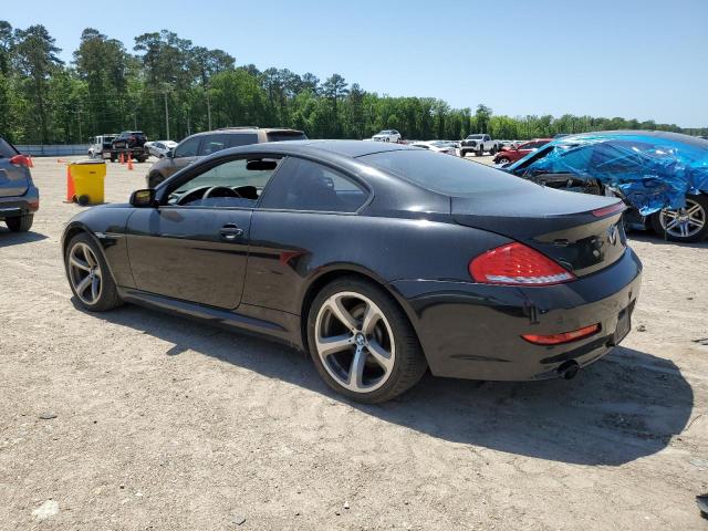 BMW 650 I 2009 black coupe gas WBAEA535X9CV92734 photo #3