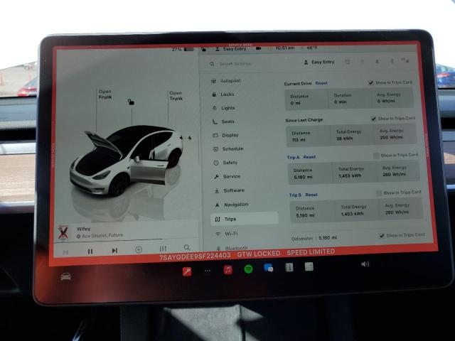 2025 TESLA MODEL Y - 7SAYGDEE9SF224403