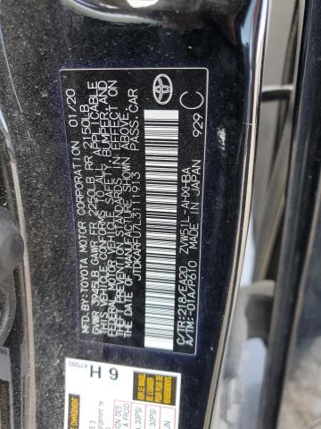 2020 TOYOTA PRIUS L - JTDKARFU7L3111913
