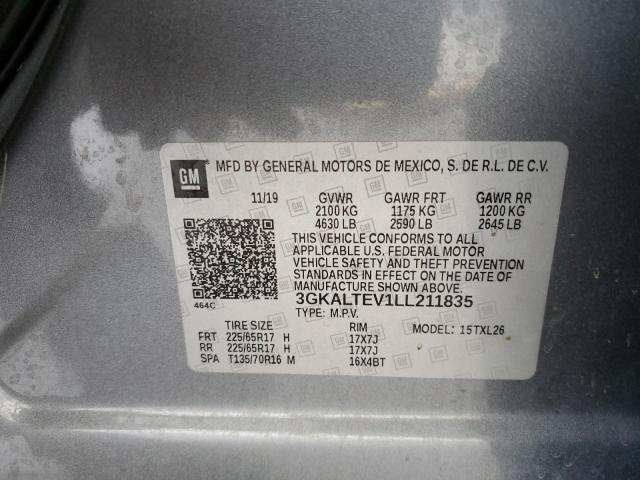 2020 GMC TERRAIN SL - 3GKALTEV1LL211835
