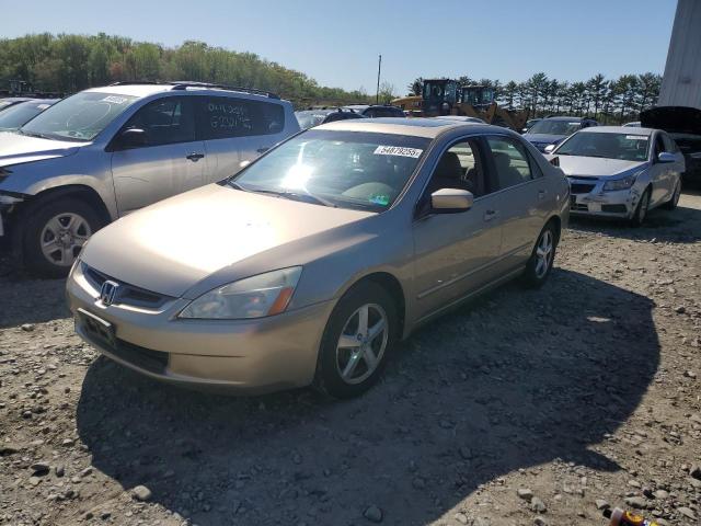 HONDA ACCORD EX 2005 gold  gas 1HGCM56825A114161 photo #1