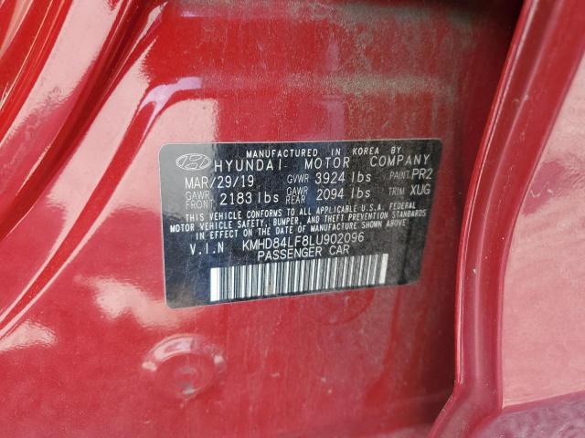 2020 HYUNDAI ELANTRA SE - KMHD84LF8LU902096