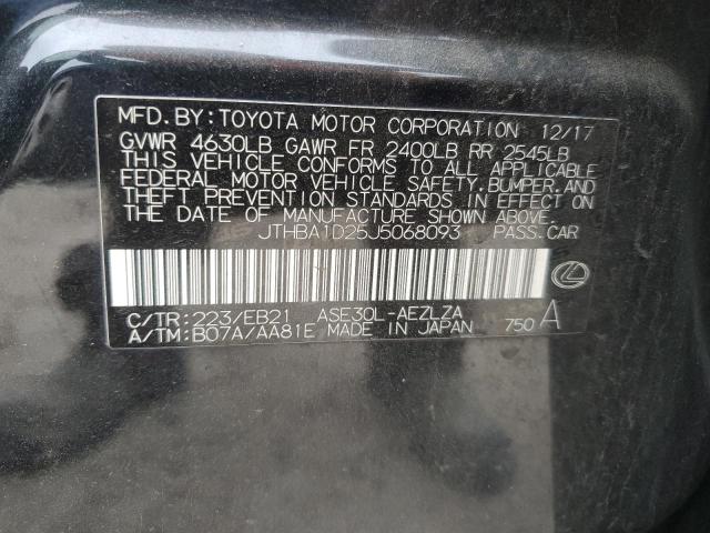 2018 LEXUS IS 300 - JTHBA1D25J5068093