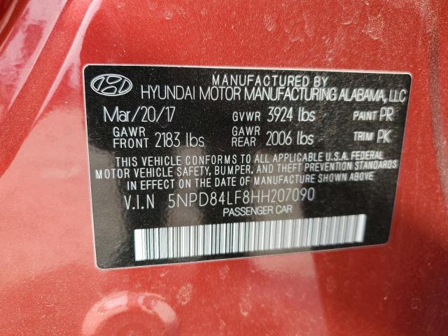 2017 HYUNDAI ELANTRA SE - 5NPD84LF8HH207090