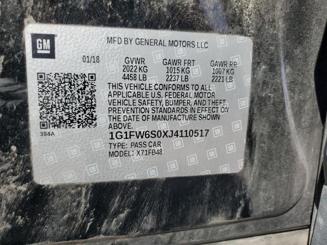 2018 CHEVROLET BOLT EV LT - 1G1FW6S0XJ4110517