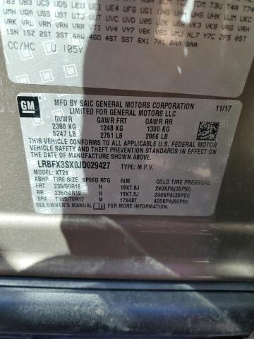 2018 BUICK ENVISION P - LRBFX3SX0JD029427