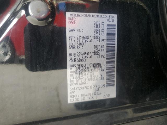 2016 NISSAN ROGUE S - 5N1AT2MT2GC823139