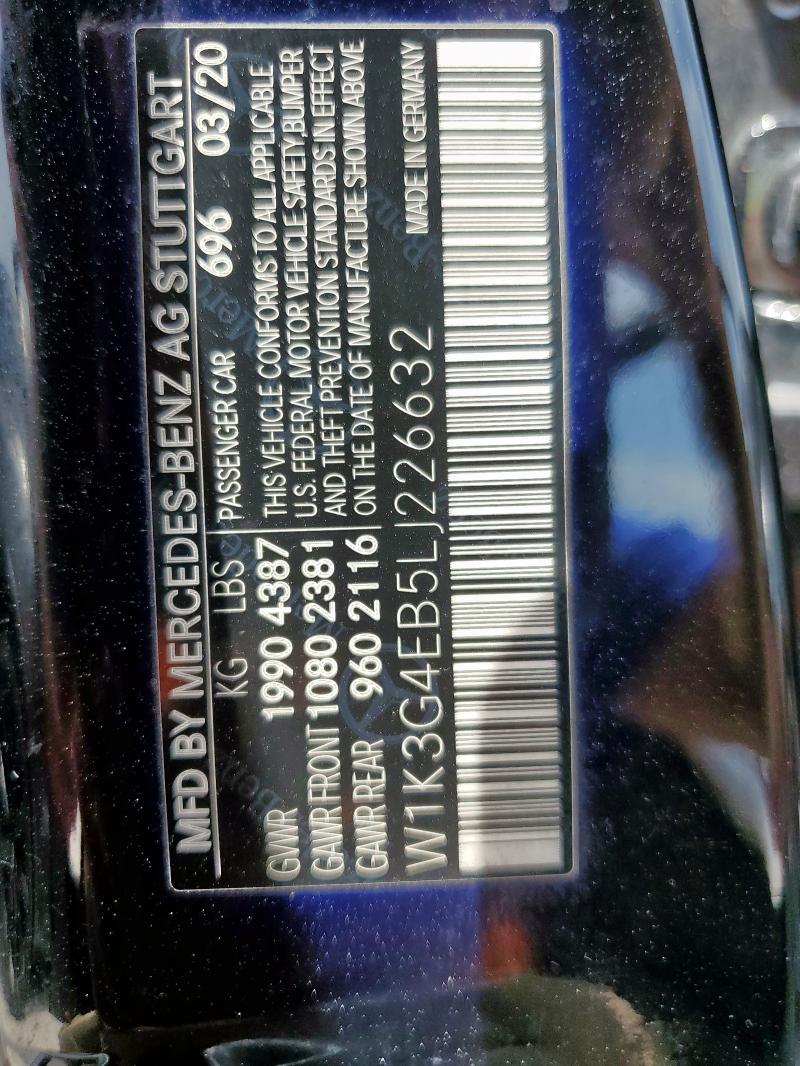 2020 MERCEDES-BENZ A 220 - W1K3G4EB5LJ226632