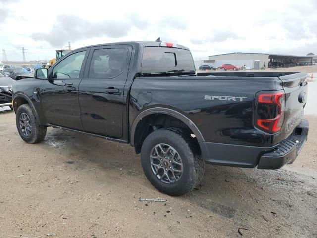 FORD RANGER XLT 2024 black  Gasoline 1FTER4GH8RLE27713 photo #3