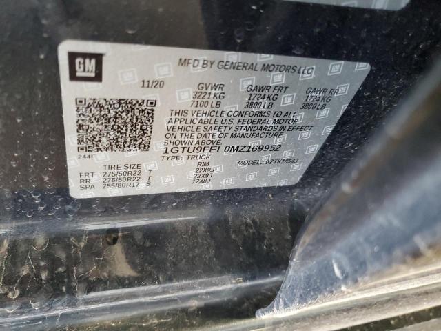 2021 GMC SIERRA K15 - 1GTU9FEL0MZ169952