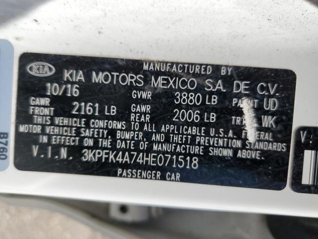2017 KIA FORTE LX - 3KPFK4A74HE071518