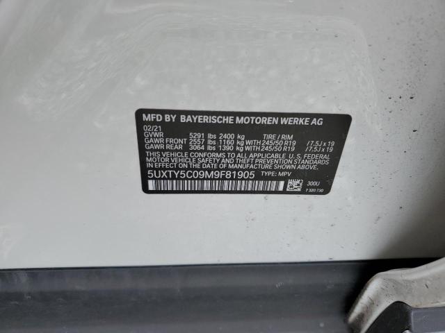 2021 BMW X3 XDRIVE3 - 5UXTY5C09M9F81905