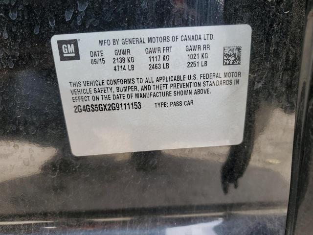 2016 BUICK REGAL - 2G4GS5GX2G9111153